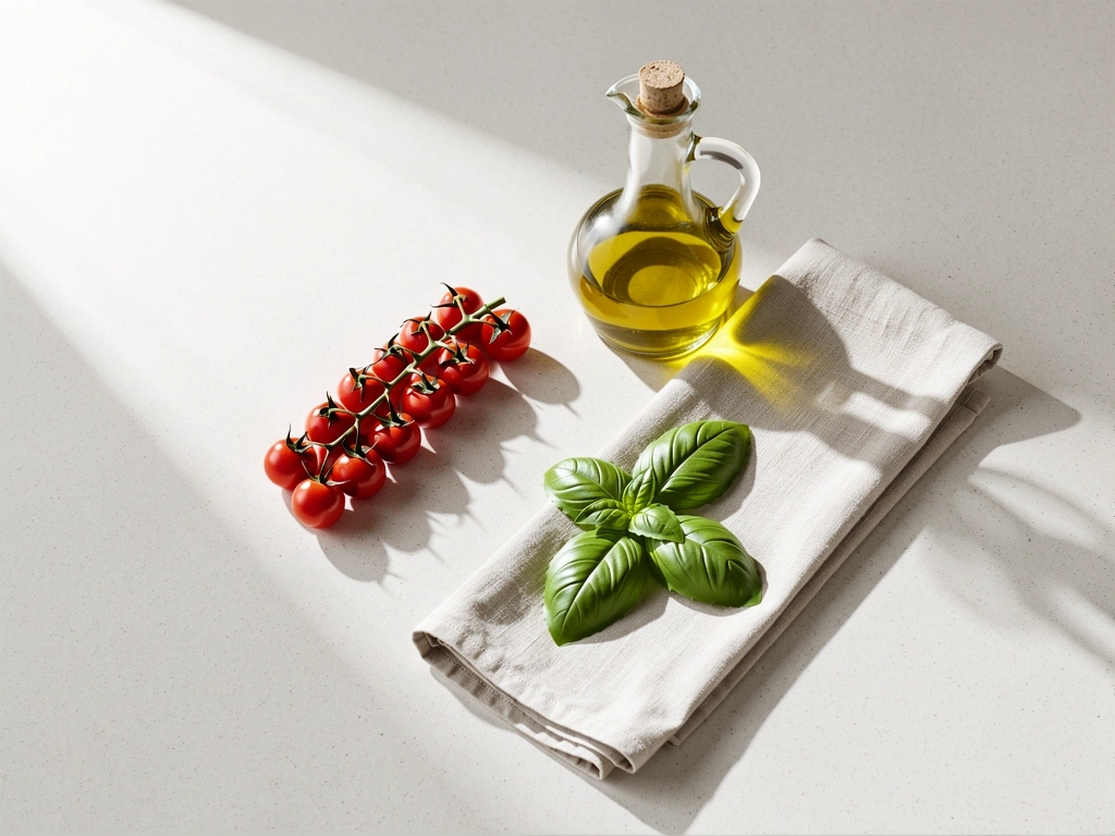 Ingredienti freschi mediterranei